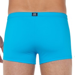 Boxer, shorty de bain de la marque HOM - Boxer de bain HOM Sea life - Turquoise - Ref : 402535 00PF