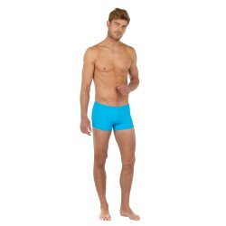 Boxer Shorts, Bath Shorty of the brand HOM - HOM Sea life swim trunks - Turquoise - Ref : 402535 00PF