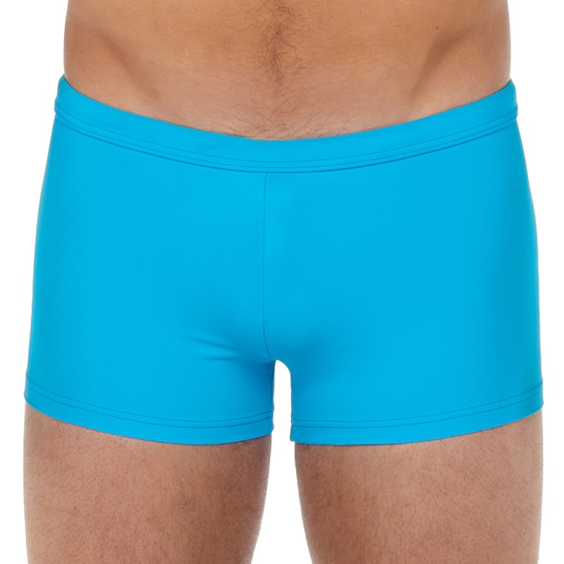 Calzoncillos Boxer, baño Shorty de la marca HOM - Bañador HOM Sea Life - Turquesa - Ref : 402535 00PF