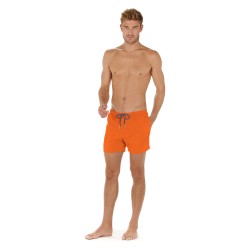 Short de bain de la marque HOM - Short de Bain Sea Life HOM - Orange - Ref : 402537 1035
