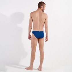 Slip de bain de la marque HOM - Mini Slip de Bain Nautical Cup - Marine - Ref : 402755 00RA