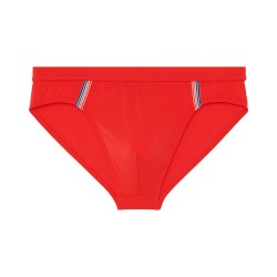 Slip de bain de la marque HOM - Mini Slip de Bain Nautical Cup - Rouge - Ref : 402755 00PA