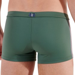 Boxer de Bain Nautical Cup HOM - Kaki - HOM : vente maillots de bai...