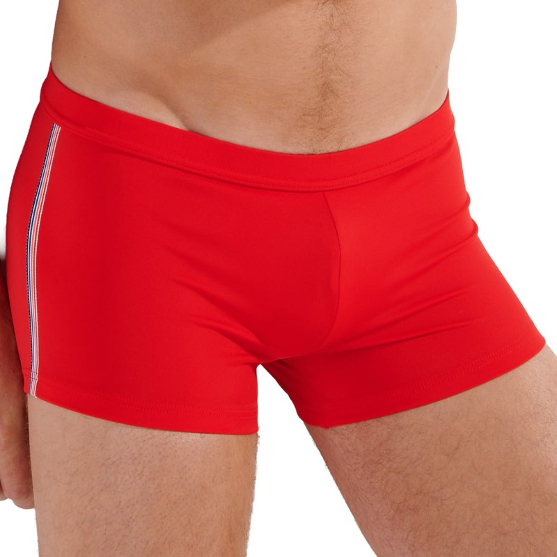 Nautical Cup Badehose HOM - Rot - HOM : Verkauf von Boxer Shorts, B...