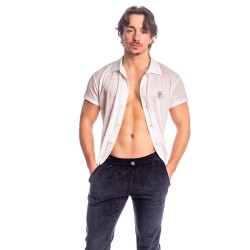Nieuwpoort - L'Homme Invisible Cuban Collar White Shirt - L'Homme I...