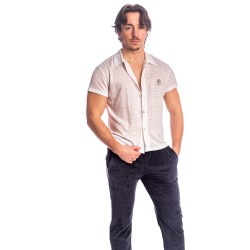Nieuwpoort - L'Homme Invisible Cuban Collar White Shirt - L'Homme I...
