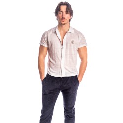 Nieuwpoort - L'Homme Invisible Cuban Collar White Shirt - L'Homme I...