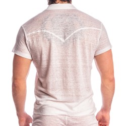 Nieuwpoort - L'Homme Invisible Cuban Collar White Shirt - L'Homme I...