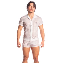 Nieuwpoort - L'Homme Invisible Cuban Collar White Shirt - L'Homme I...