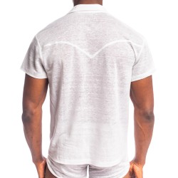 Nieuwpoort - L'Homme Invisible Cuban Collar White Shirt - L'Homme I...
