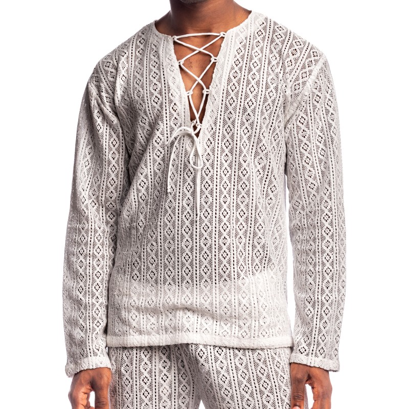 Haut lounge der Marke L HOMME INVISIBLE - Nireo - Kordelband oben L Homme Invisible - Ref : RW04 NIR 002