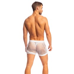 Short of the brand L HOMME INVISIBLE - Zephiro - L Homme Invisible White Shorts - Ref : HW132 ZEP 002
