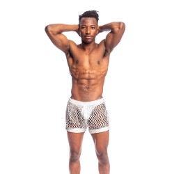 Short of the brand L HOMME INVISIBLE - Zephiro - L Homme Invisible White Shorts - Ref : HW132 ZEP 002
