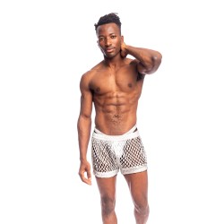 Short of the brand L HOMME INVISIBLE - Zephiro - L Homme Invisible White Shorts - Ref : HW132 ZEP 002