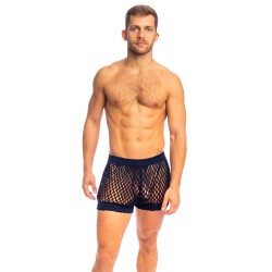 Short de la marque L HOMME INVISIBLE - Zephiro - Short Bleu Marine L Homme Invisible - Ref : HW132 ZEP 049