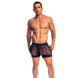 Short of the brand L HOMME INVISIBLE - Zephiro - Navy Blue Shorts L Homme Invisible - Ref : HW132 ZEP 049