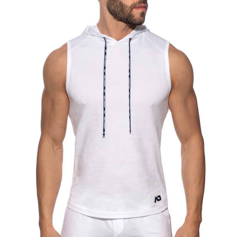 Hoody Band Cotton - weiß - ADDICTED : Verkauf von Tank top für Männ...