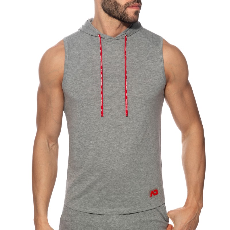 Débardeur de la marque ADDICTED - Hoody Band Cotton - gris - Ref : AD1001 C11