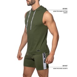 Banda con cappuccio Cotton - khaki - ADDICTED : vendita di Canotta ...