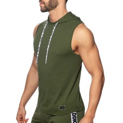 Hoody Band Cotton - khaki - ADDICTED : Verkauf von Tank top für Män...
