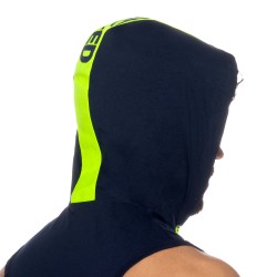 Hoody Band Cotton - marine - ADDICTED : vente débardeurs homme ADDI...