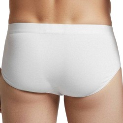 Slip IMPETUS en Coton Modal - Blanc - Impetus : vente slips et band...