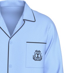 Pyjama de la marque IMPETUS - Pyjama Ouvert Classique IMPETUS en Cotton - Ref : 1563309 789