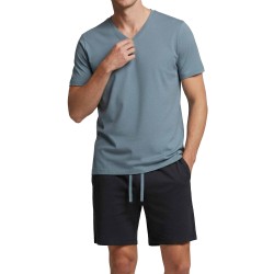 Pyjama Court IMPETUS Soft Premium - Bleu Clair - Impetus : vente py...