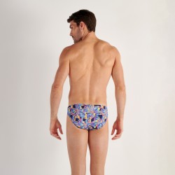 Slip, Tanga de la marque HOM - Micro Slip Funky Styles Cosmic Trip HOM Edition Limitée - Ref : 403247 P0RA