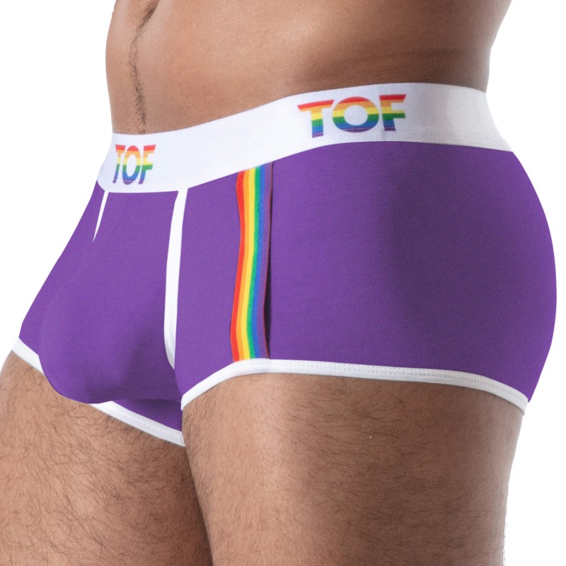 Trunk Joyful Pride TOF Paris - Violet - TOF Paris : vente shorty bo...