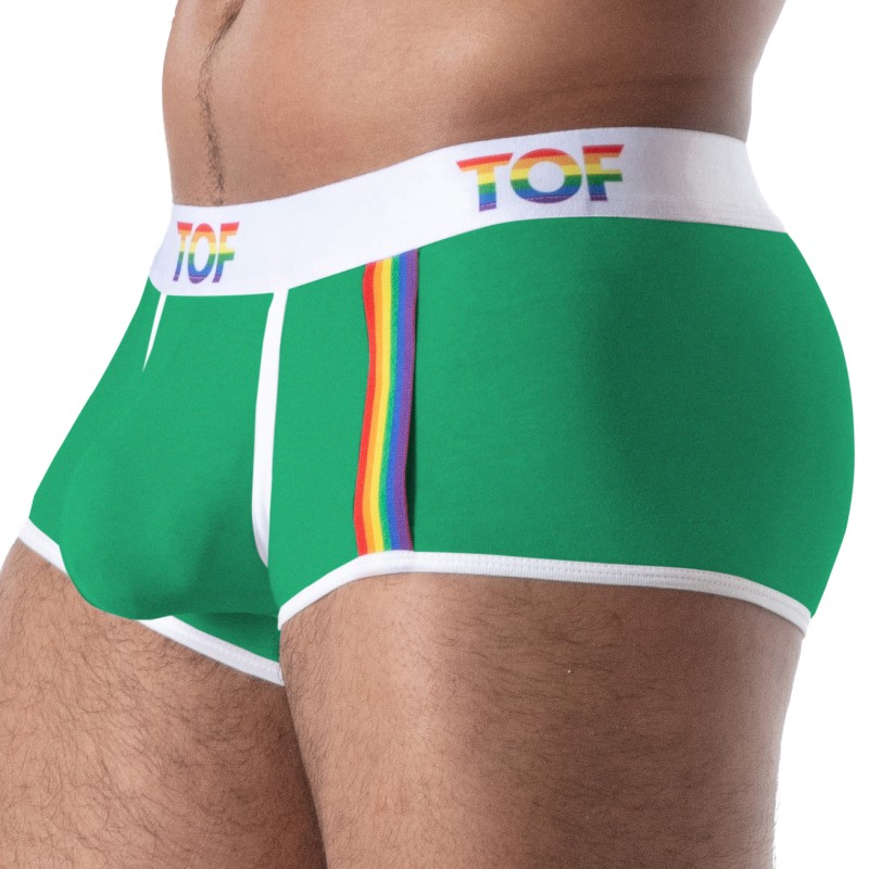 Trunk Joyful Pride TOF Paris - Vert - TOF Paris : vente shorty boxe...