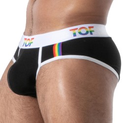Slip Joyful Pride TOF Paris - Noir - TOF Paris : vente slips et ban...