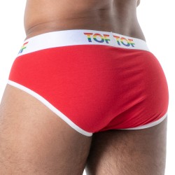 Slip Joyful Pride TOF Paris - Rouge - TOF Paris : vente slips et ba...