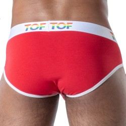 Slip Joyful Pride TOF Paris - Rouge - TOF Paris : vente slips et ba...