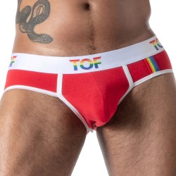 Slip Joyful Pride TOF Paris - Rouge - TOF Paris : vente slips et ba...