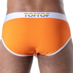 Slip Joyful Pride TOF Paris - Orange - TOF Paris : vente slips et b...