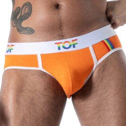 Slip Joyful Pride TOF Paris - Orange - TOF Paris : vente slips et b...