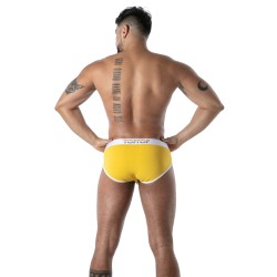Slip Joyful Pride TOF Paris - Jaune - TOF Paris : vente slips et ba...