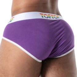Slip Joyful Pride TOF Paris - Violet - TOF Paris : vente slips et b...