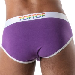 Slip Joyful Pride TOF Paris - Violet - TOF Paris : vente slips et b...