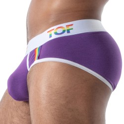 Joyful Pride Briefs TOF París - Púrpura - TOF Paris : venta de Slip...