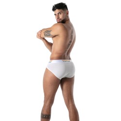Slip Joyful Pride TOF Paris - Blanc - TOF Paris : vente slips et ba...