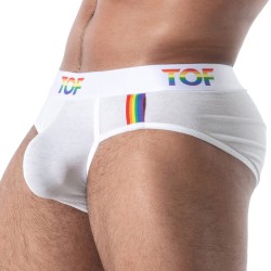 Joyful Pride Briefs TOF Paris - White - TOF Paris : Verkauf von Sli...