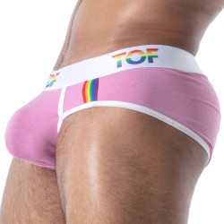 Slip Joyful Pride TOF Paris - Rose - TOF Paris : vente slips et ban...