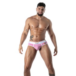 Slip Joyful Pride TOF Paris - Rose - TOF Paris : vente slips et ban...