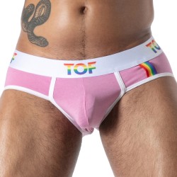 Slip Joyful Pride TOF Paris - Rose - TOF Paris : vente slips et ban...