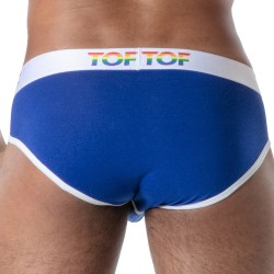 Slip Joyful Pride TOF Paris - Bleu - TOF Paris : vente slips et ban...