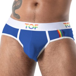 Slip Joyful Pride TOF Paris - Bleu - TOF Paris : vente slips et ban...