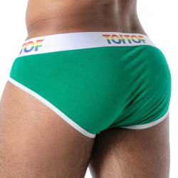 Joyful Pride Briefs TOF Paris - Grün - TOF Paris : Verkauf von Slip...