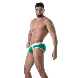 Slip Joyful Pride TOF Paris - Vert - TOF Paris : vente slips et ban...